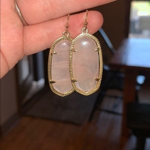 Pink Kendra Scott earrings